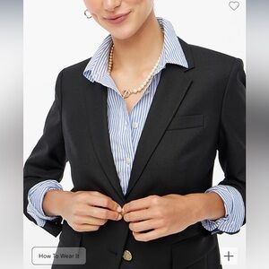 J. Crew Schoolboy Blazer in Black.